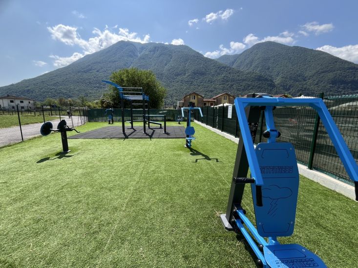 Outdoor Workout park (blue)