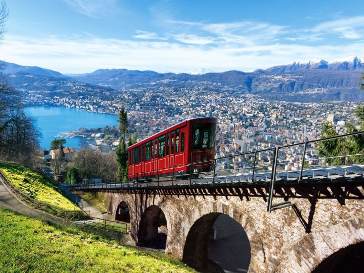 Monte Bre - Kabelbaan Trein